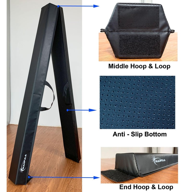 MARFULA Balance Beam - Folding Floor Gymnastics Equipment for Kids, Non Slip Base - 6 FT to 10 FT for Home Gym Use - Image 5